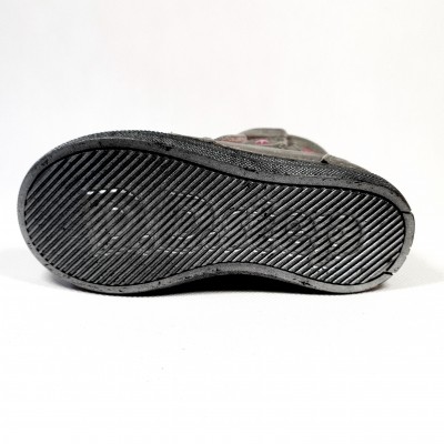 D.D. step dievčenská detská celokožená zimná obuv dark grey 913